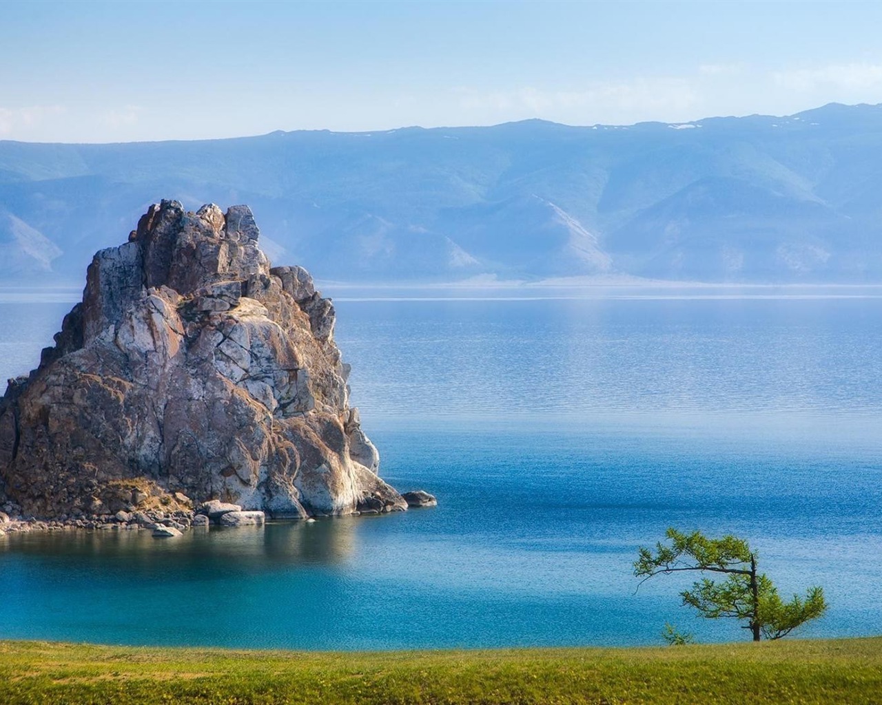 Озеро Байкал в России, декорации HD обои #20 - 1280x1024