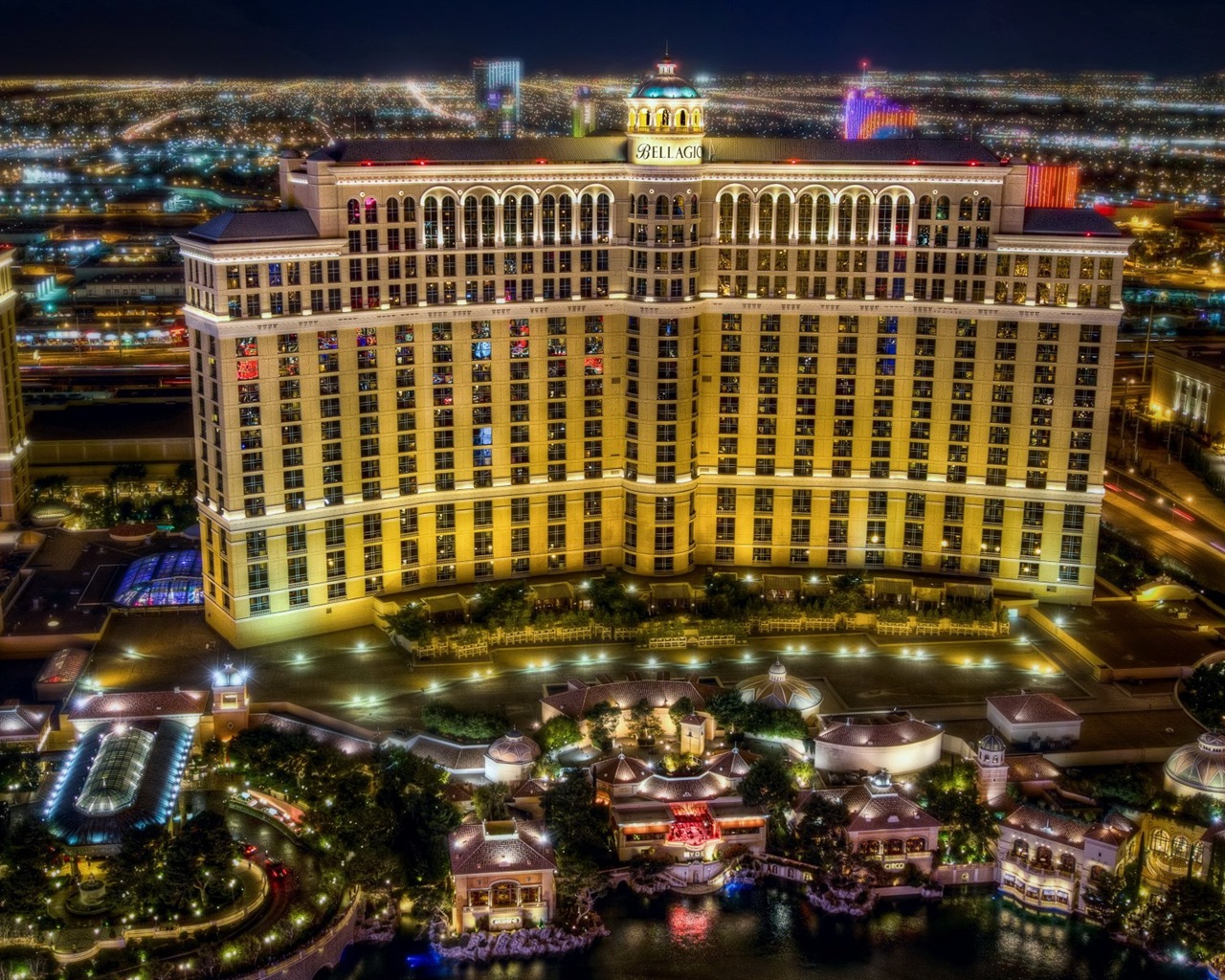Belle nuit à Las Vegas fonds d'écran HD #18 - 1280x1024