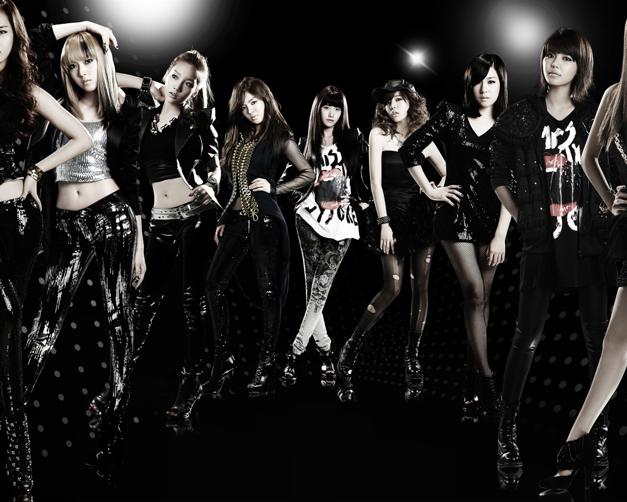Nine Muses 韩国女子音乐组合 高清壁纸2 - 1280x1024