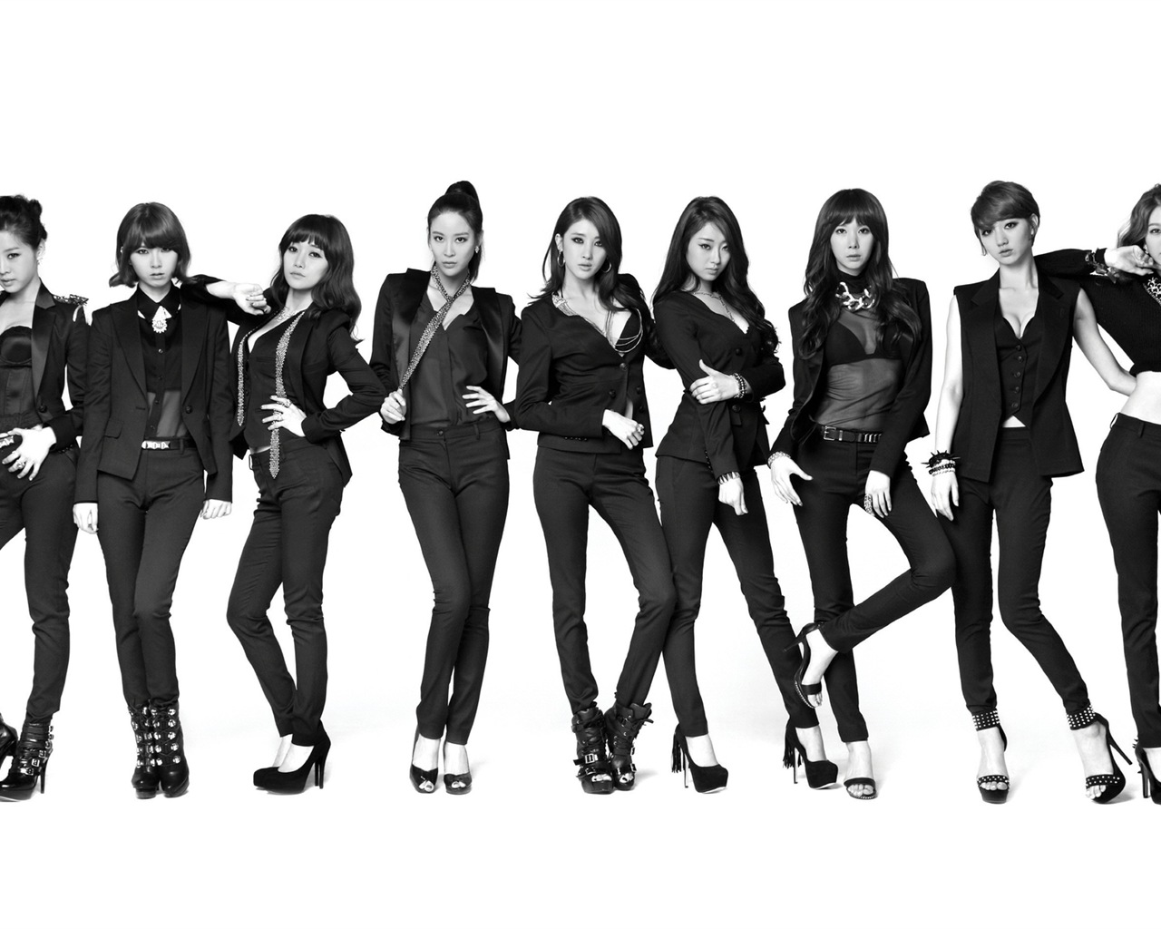 Nine Muses 韩国女子音乐组合 高清壁纸5 - 1280x1024