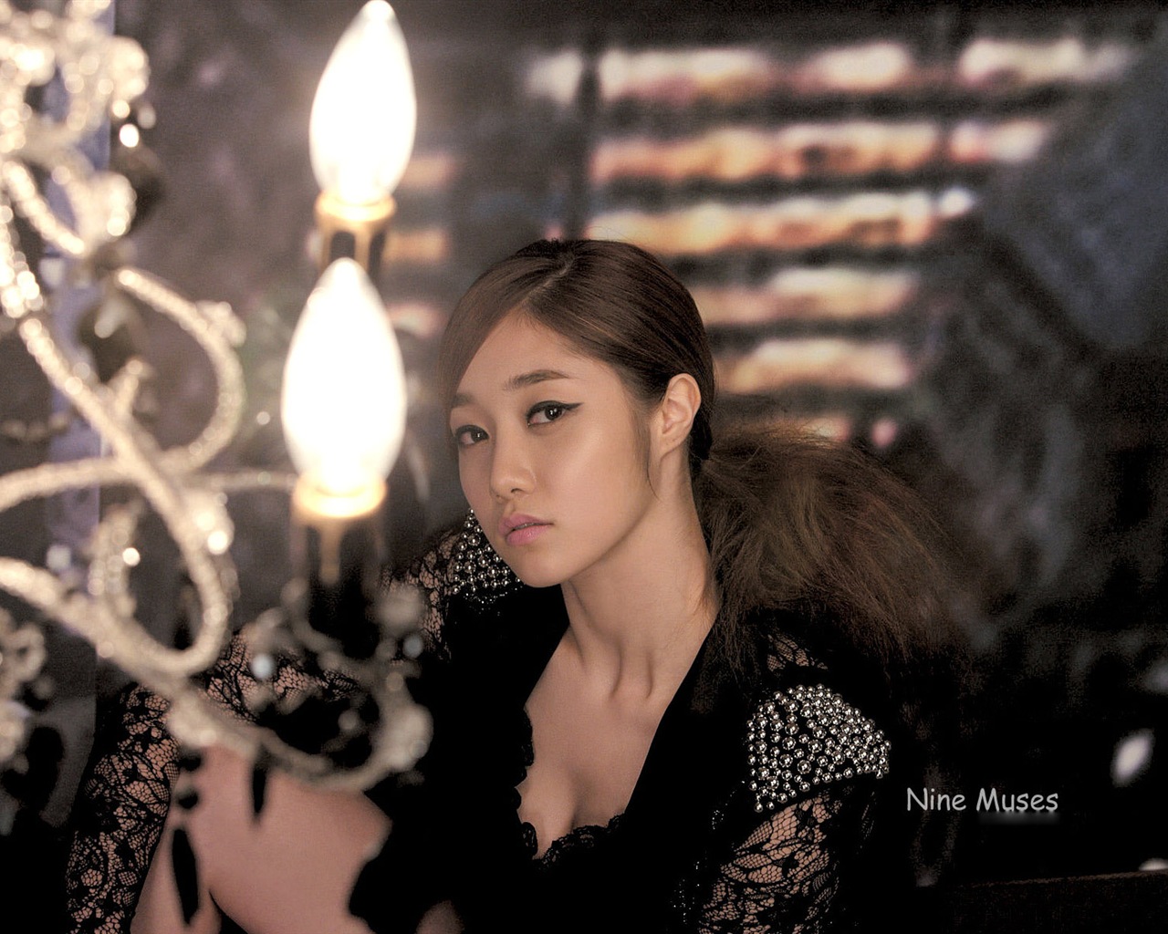 Korean Girl skupina Nine Múzy HD tapety na plochu #8 - 1280x1024