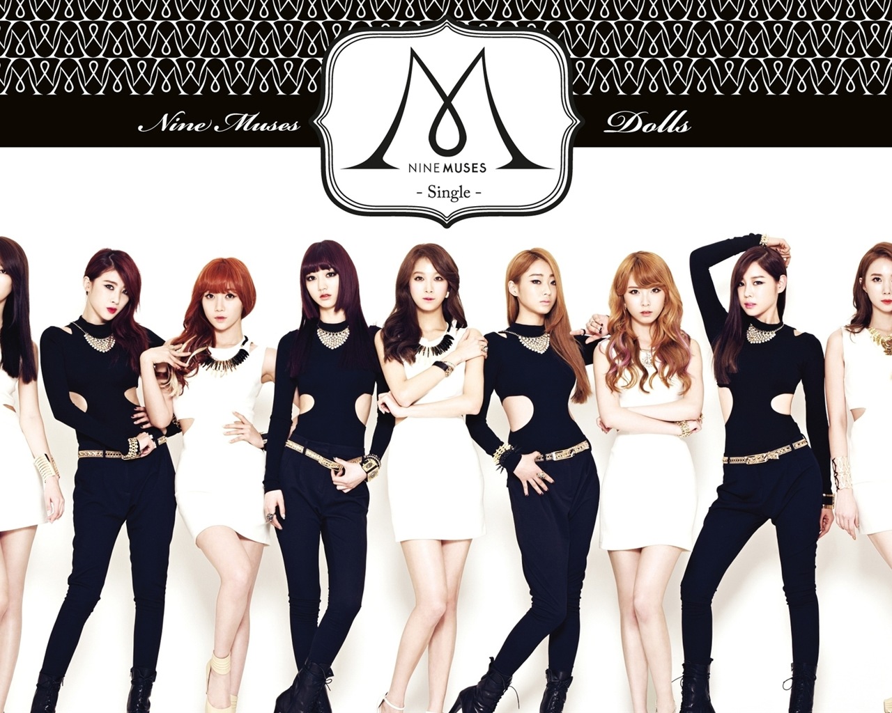 Nine Muses 韩国女子音乐组合 高清壁纸15 - 1280x1024