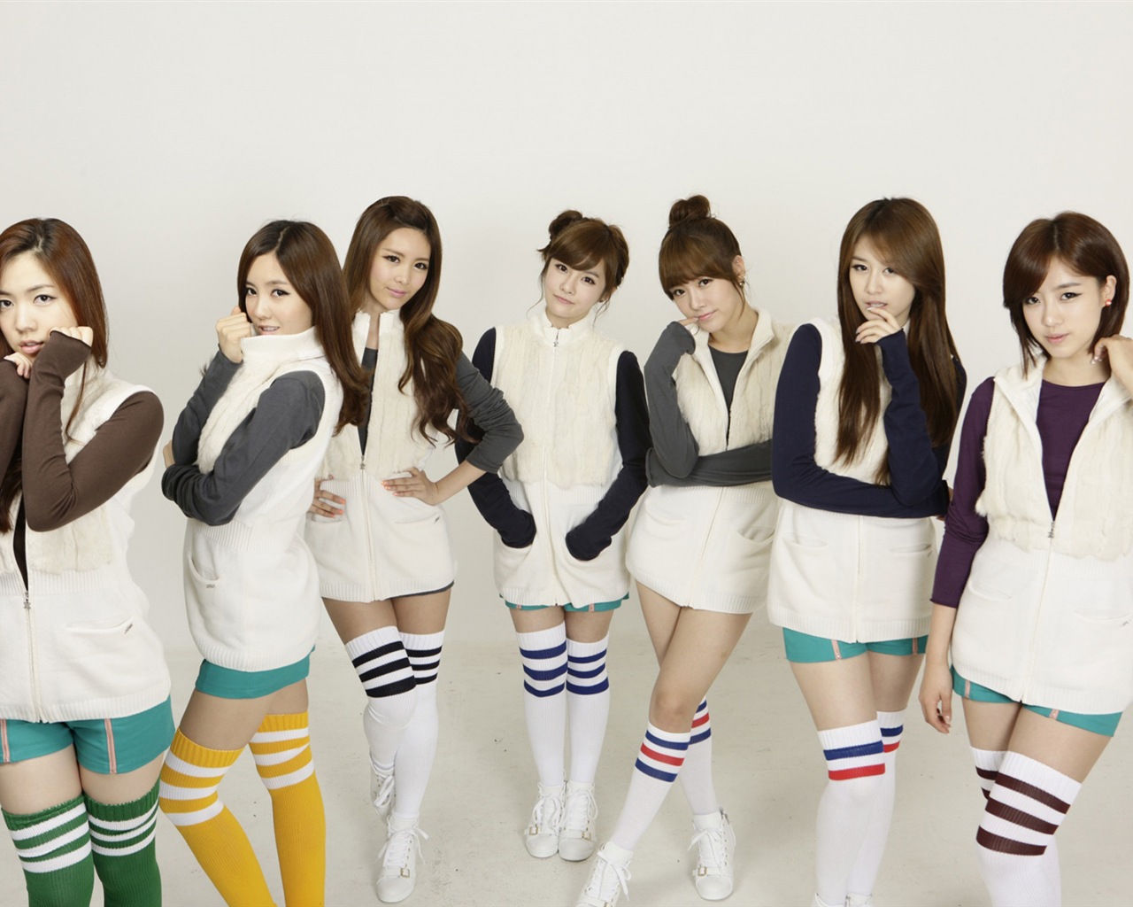 Grupo de música de T-ara, chicas coreana HD wallpaper #4 - 1280x1024