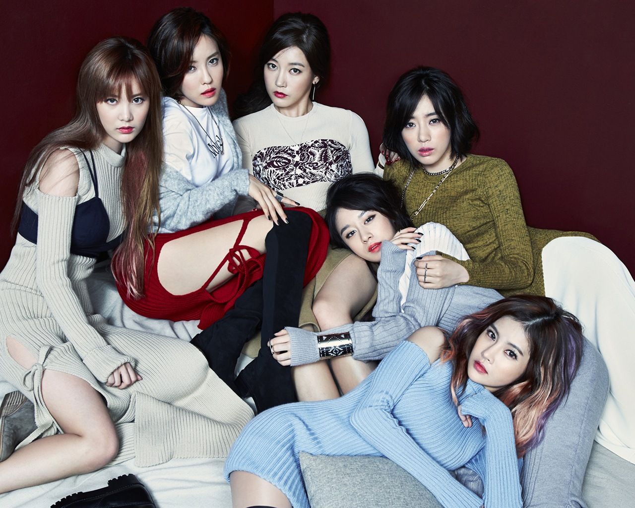 T-ARAミュージックグループ、韓国の女の子HDの壁紙 #7 - 1280x1024
