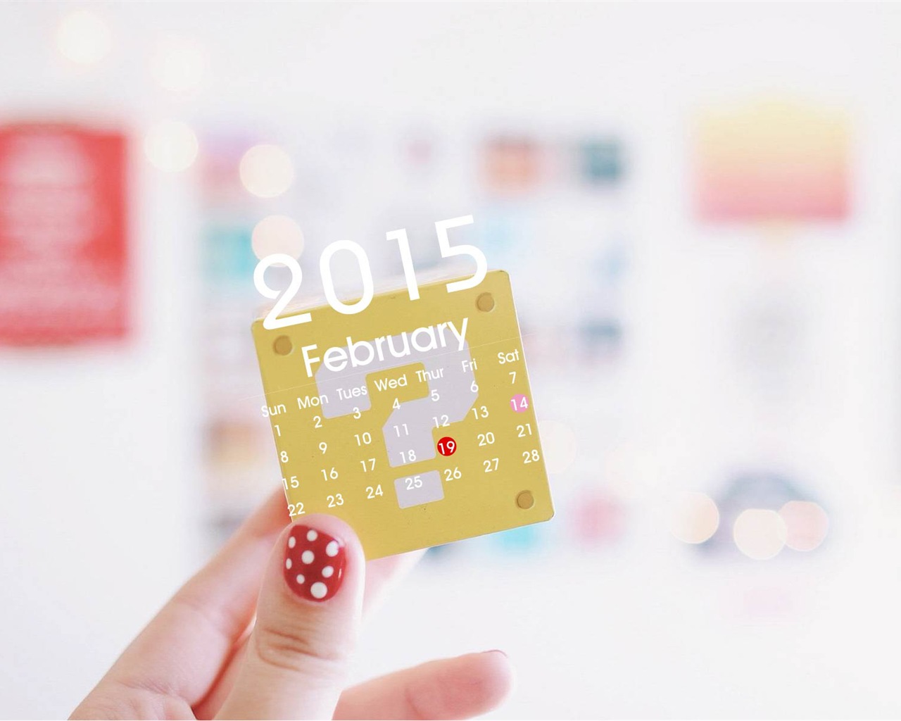 Kalendář 2015 HD tapety na plochu #22 - 1280x1024