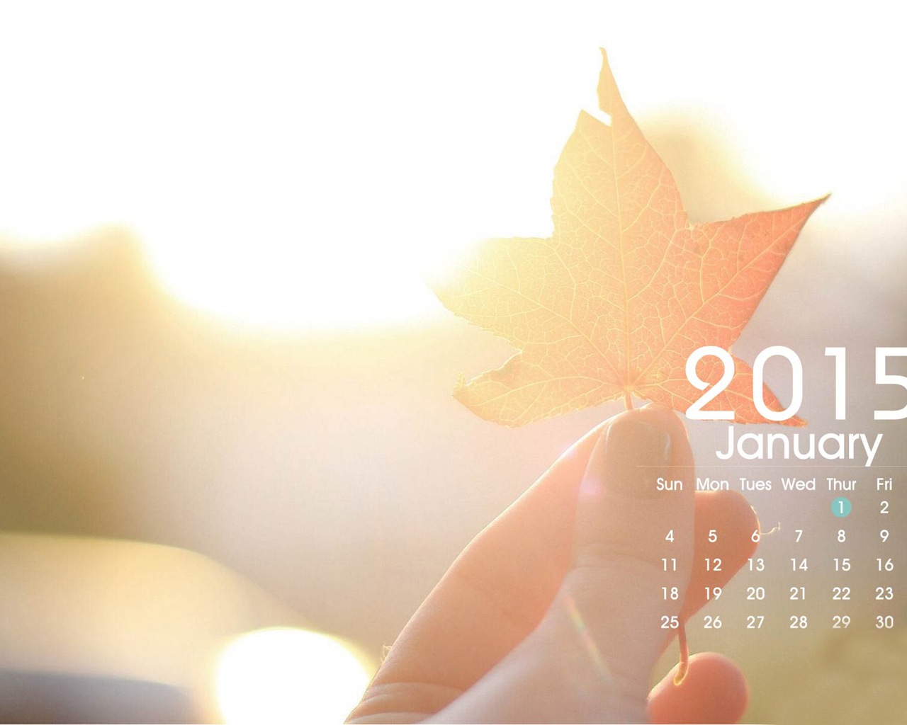 Calendario 2015 fondos de pantalla de alta definición #23 - 1280x1024