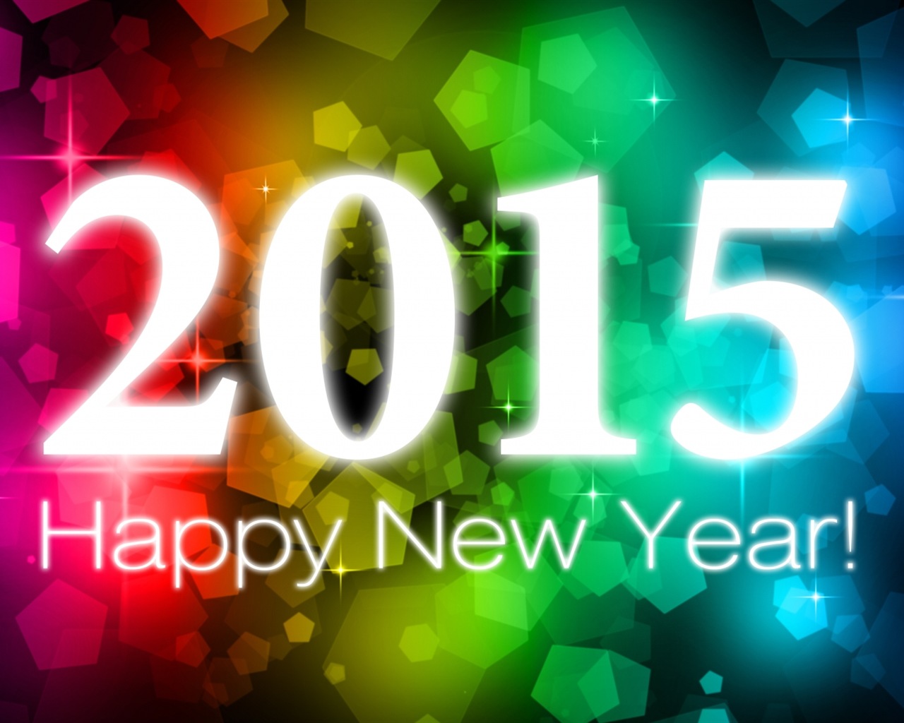 2015 New Year theme HD wallpapers (1) #1 - 1280x1024