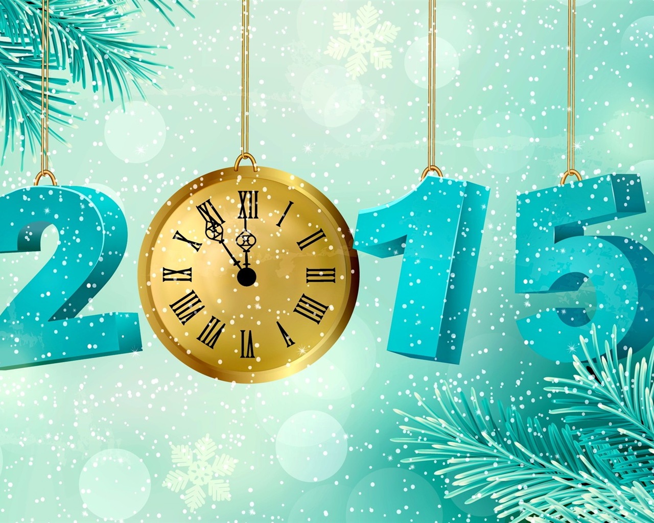 2015 New Year theme HD wallpapers (1) #2 - 1280x1024