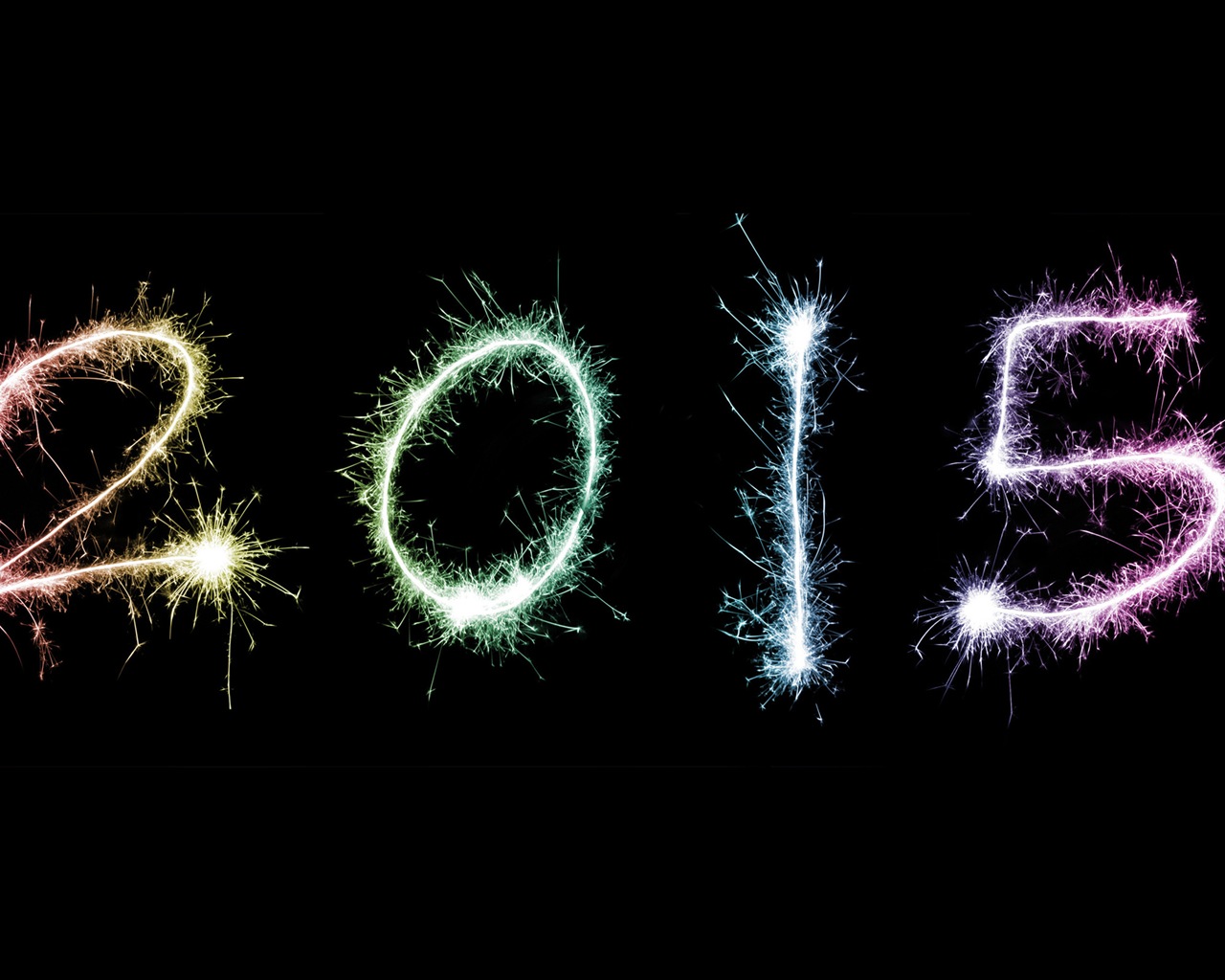 2015 New Year theme HD wallpapers (1) #3 - 1280x1024