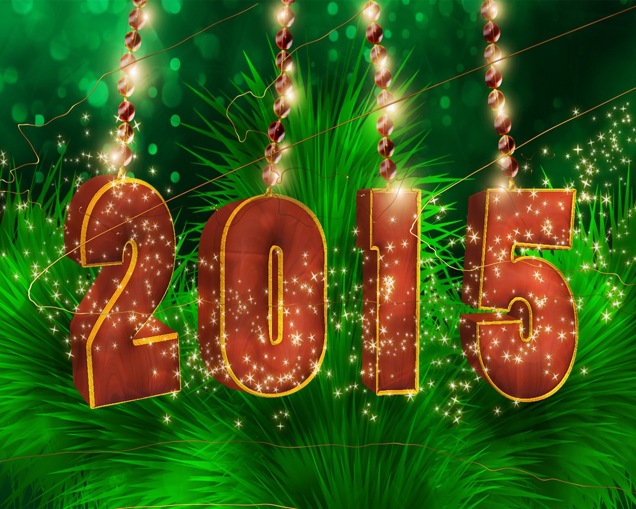 2015 새해 테마의 HD 배경 화면 (1) #14 - 1280x1024