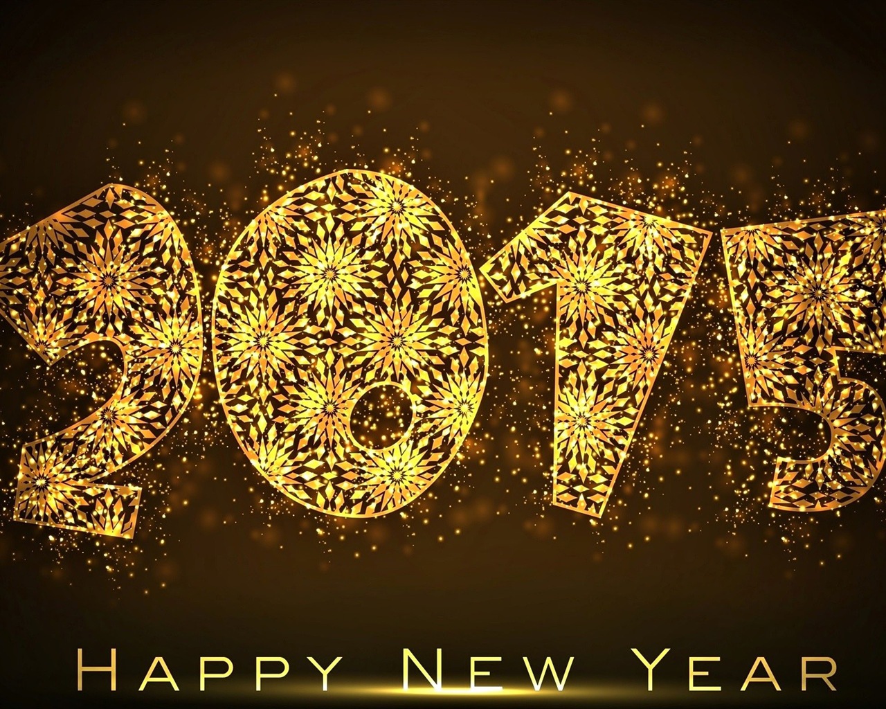 2015 New Year theme HD wallpapers (1) #16 - 1280x1024