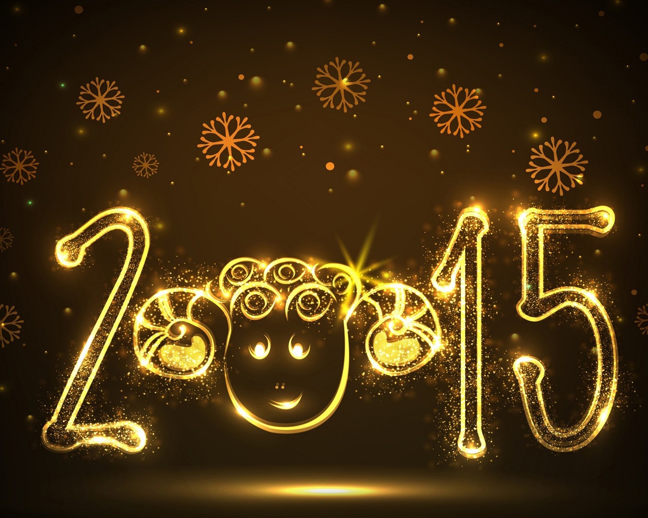 2015 New Year theme HD wallpapers (1) #19 - 1280x1024