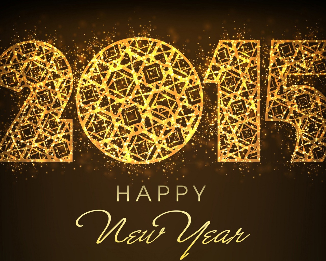 2015 New Year theme HD wallpapers (2) #1 - 1280x1024