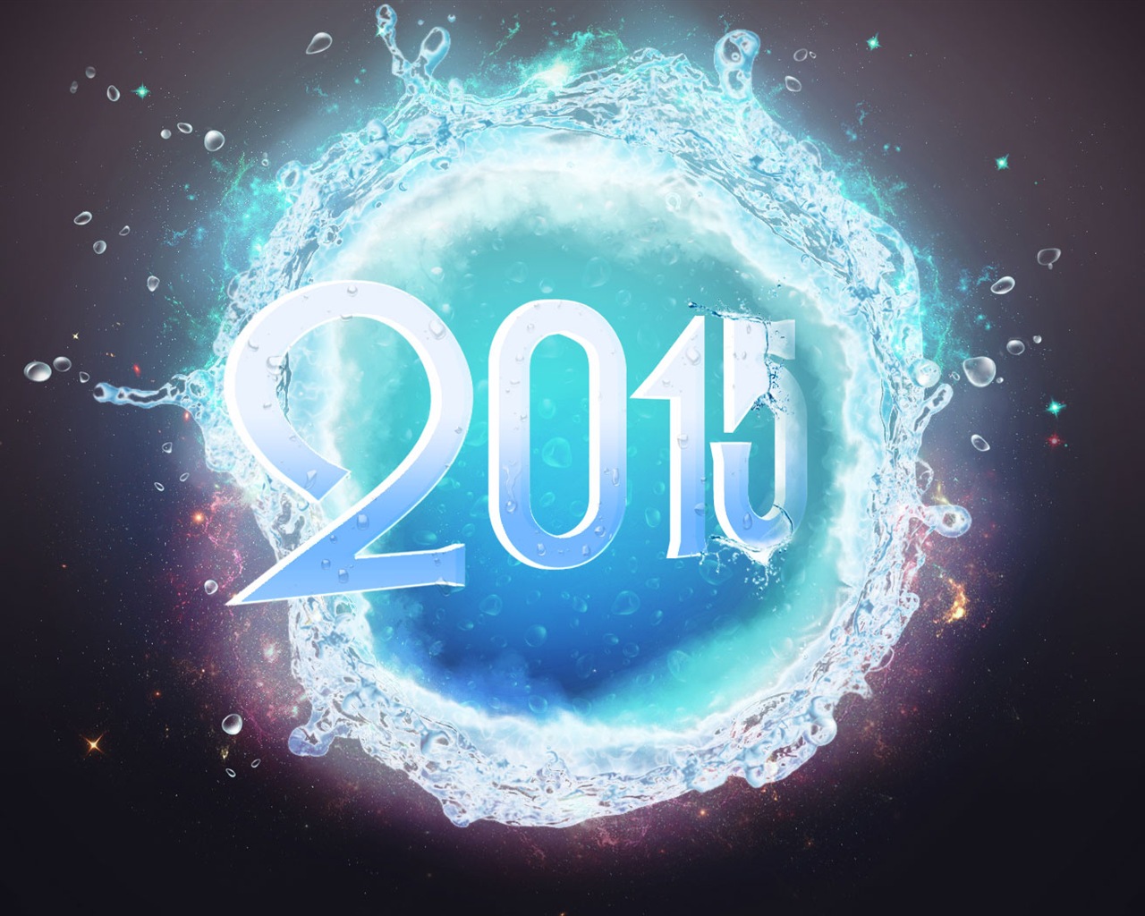 Nouvel An 2015 fonds d'écran thème HD (2) #3 - 1280x1024