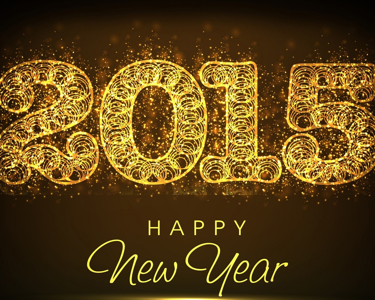 2015 New Year theme HD wallpapers (2) #5 - 1280x1024