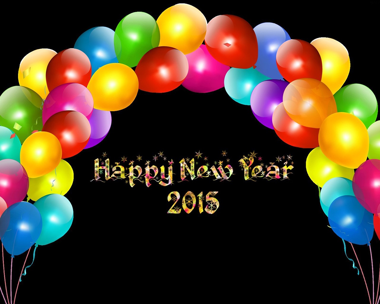 2015 New Year theme HD wallpapers (2) #6 - 1280x1024