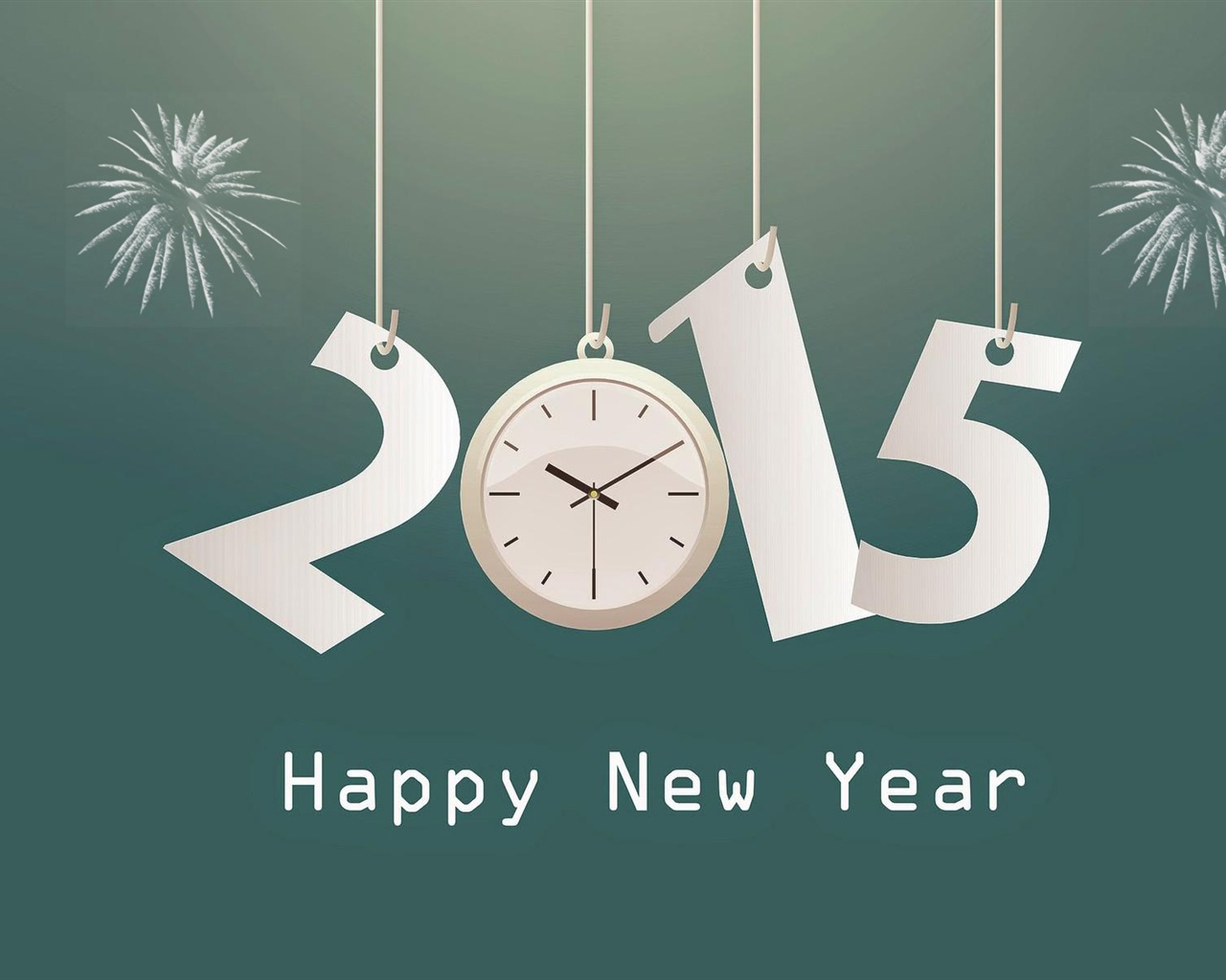 2015 Новый год тема HD обои (2) #9 - 1280x1024