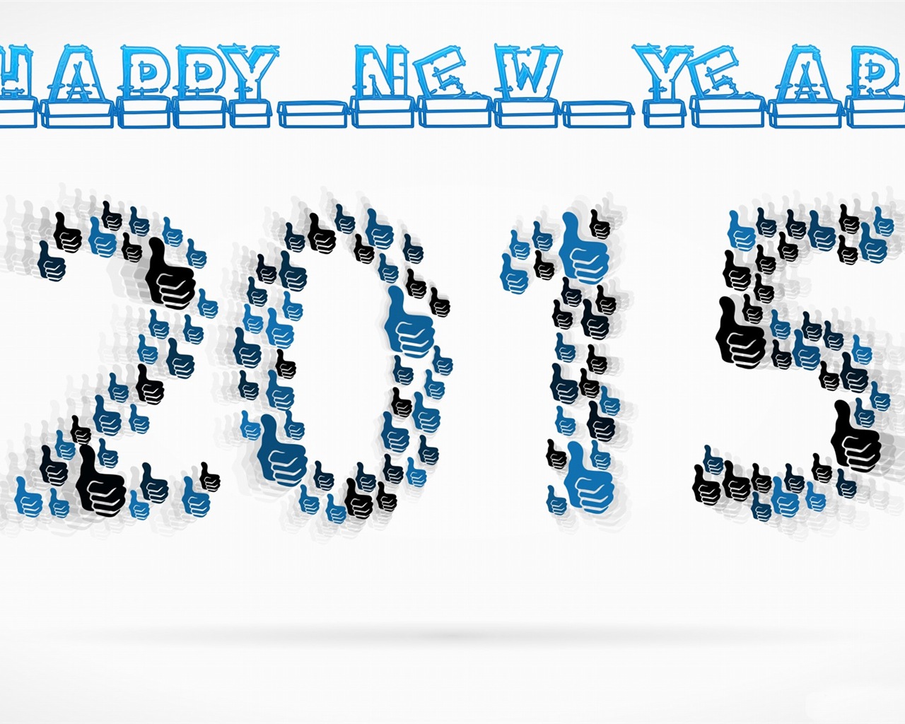 2015 New Year theme HD wallpapers (2) #10 - 1280x1024