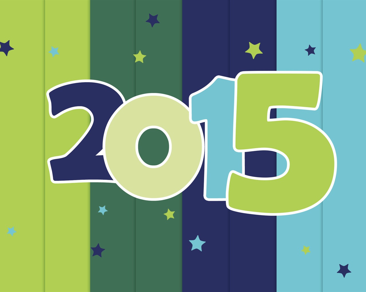 Nouvel An 2015 fonds d'écran thème HD (2) #11 - 1280x1024