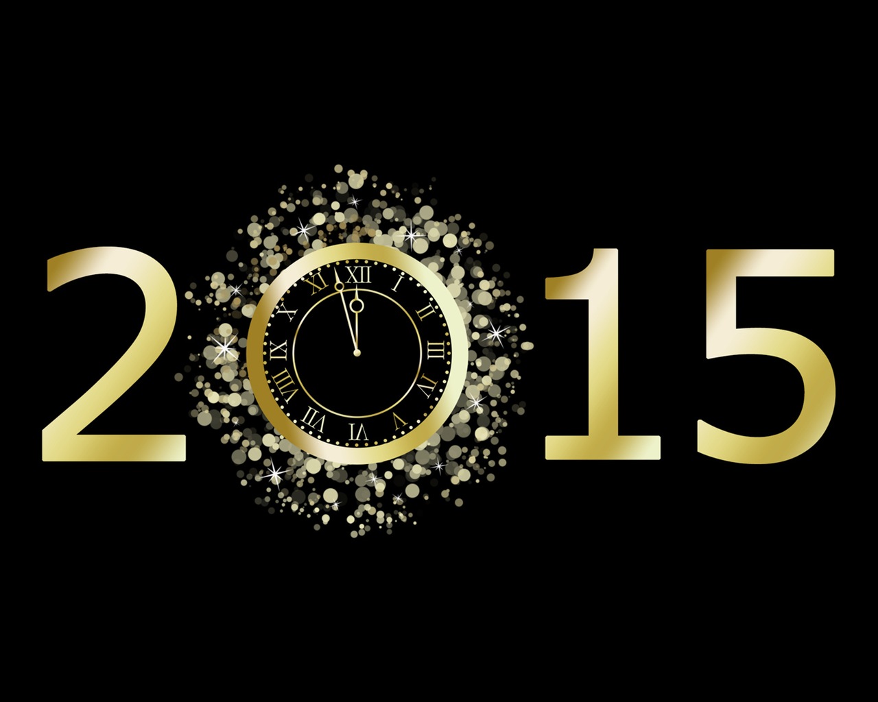 2015 New Year theme HD wallpapers (2) #12 - 1280x1024