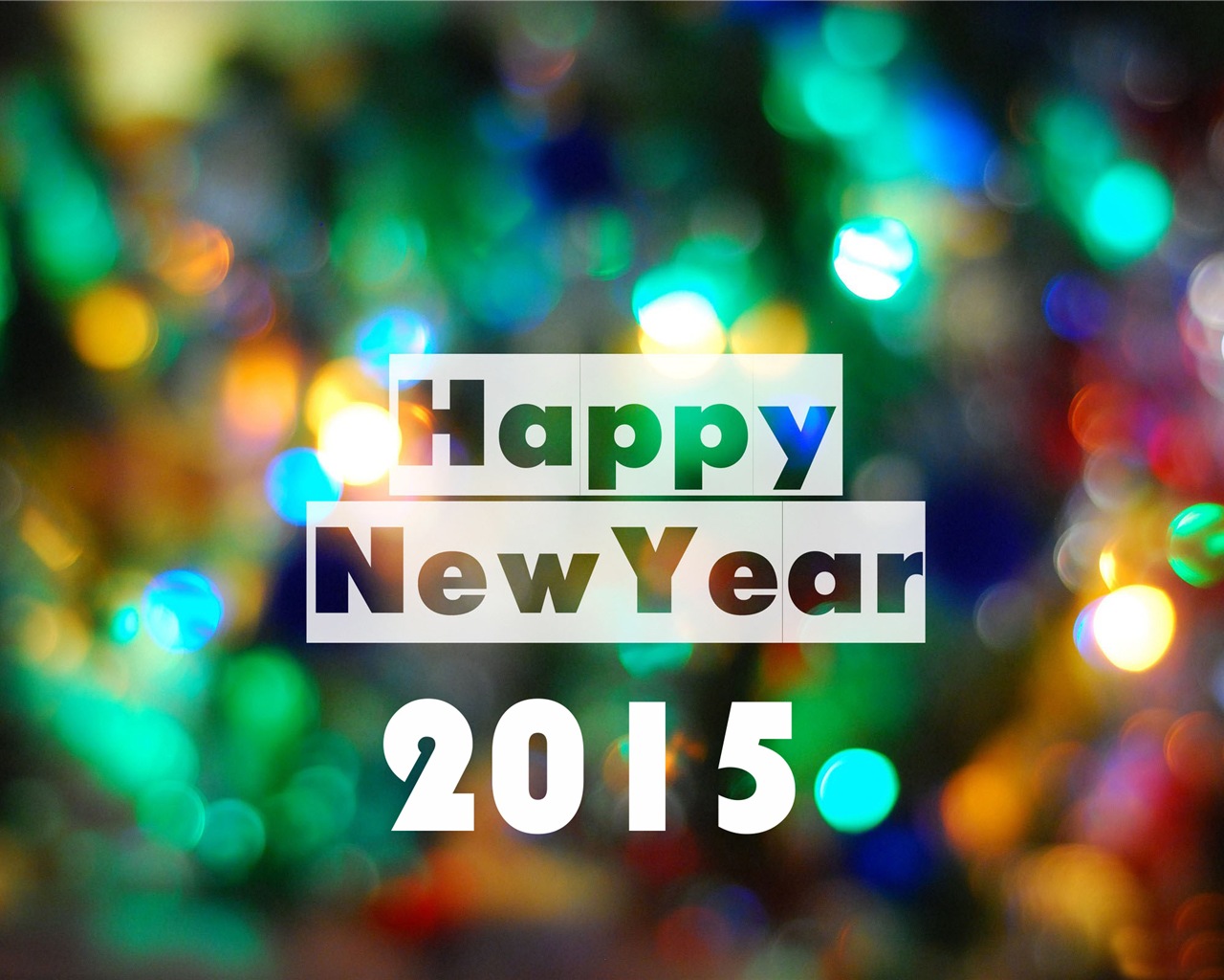 2015 New Year theme HD wallpapers (2) #14 - 1280x1024
