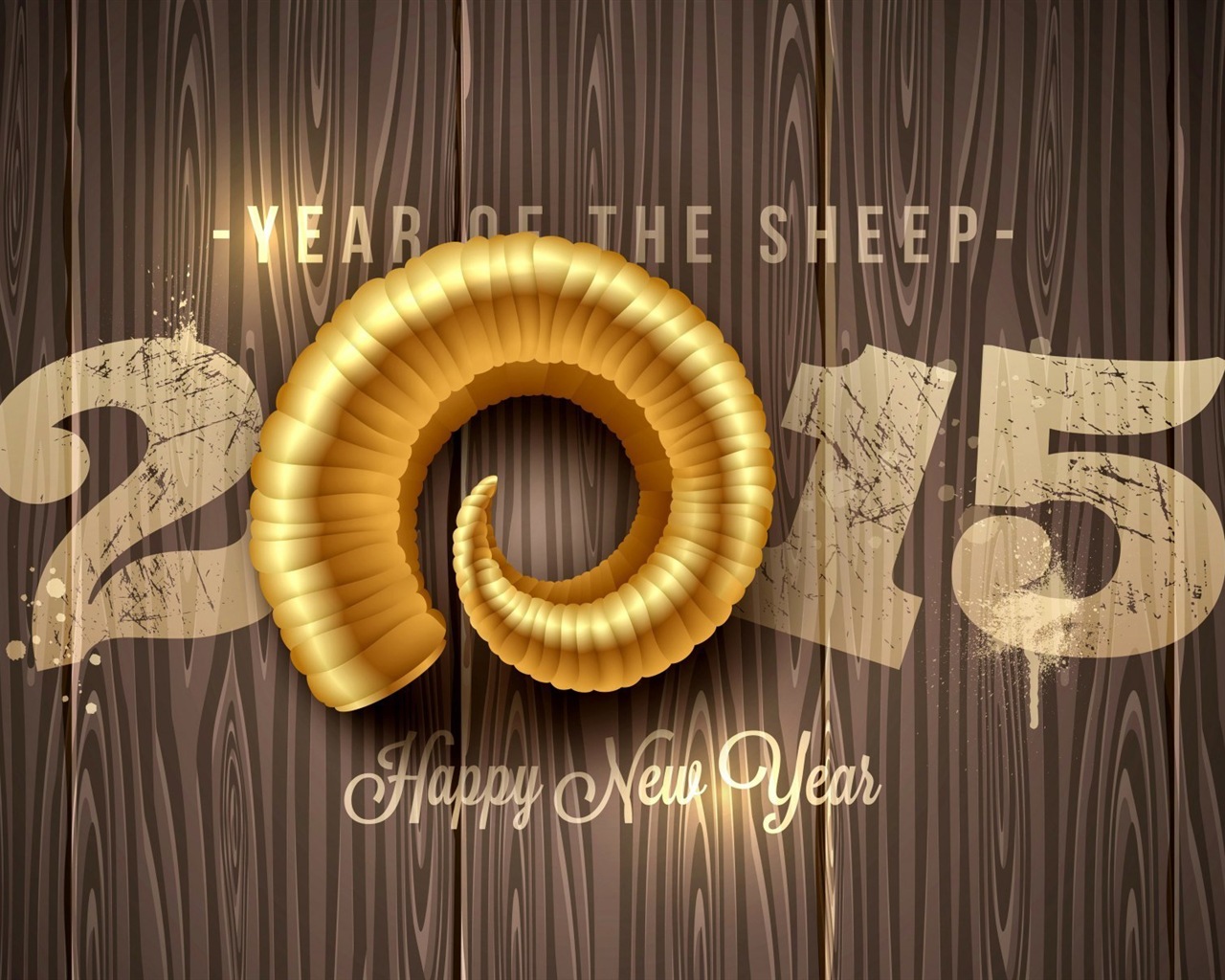 2015 New Year theme HD wallpapers (2) #16 - 1280x1024