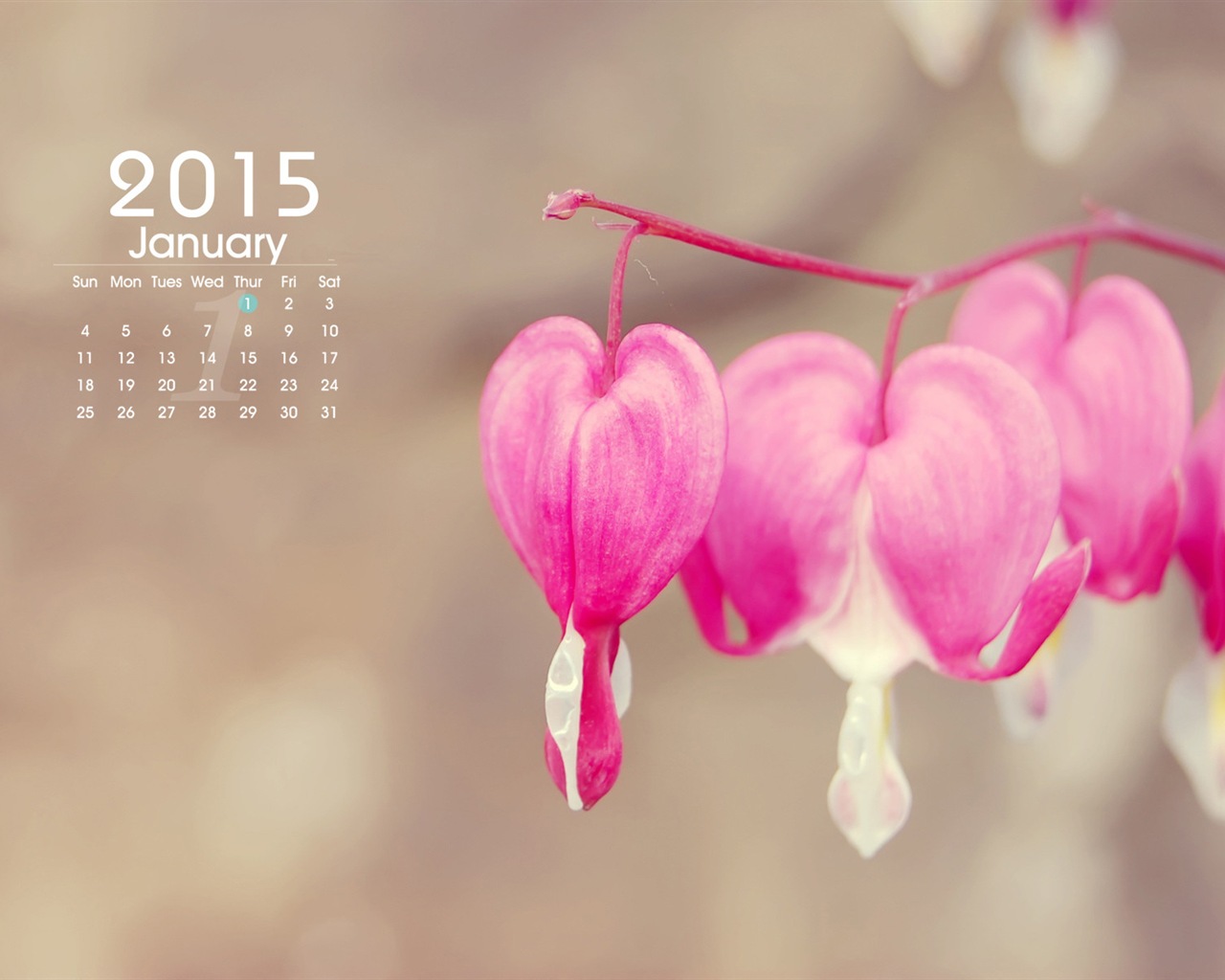January 2015 calendar wallpaper (1) #9 - 1280x1024