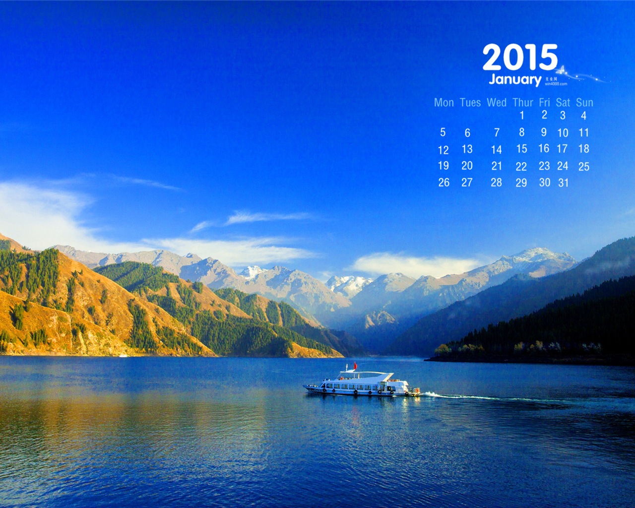 01. 2015 kalendář tapety (1) #17 - 1280x1024