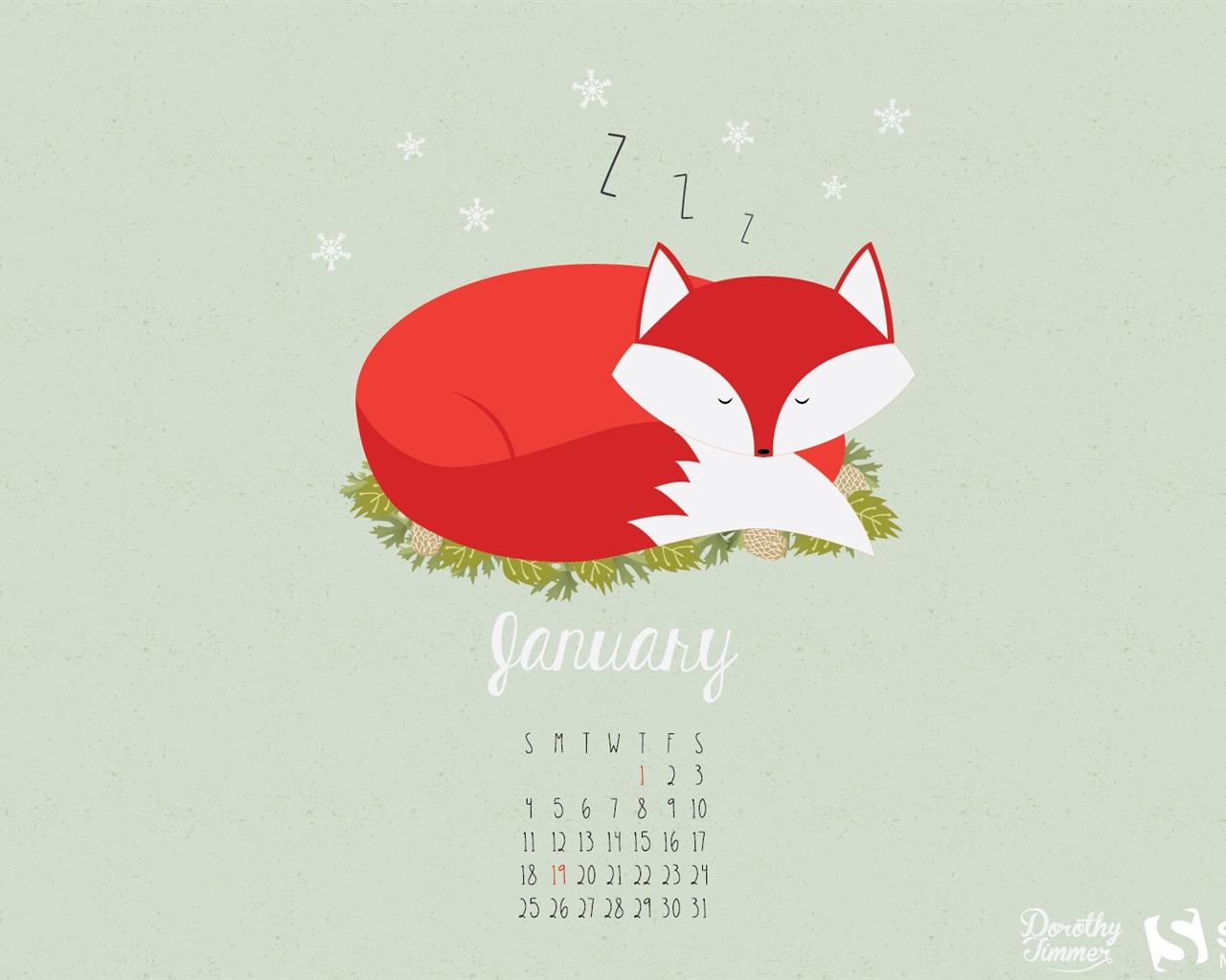 Januar 2015 Kalender Wallpaper (2) #15 - 1280x1024