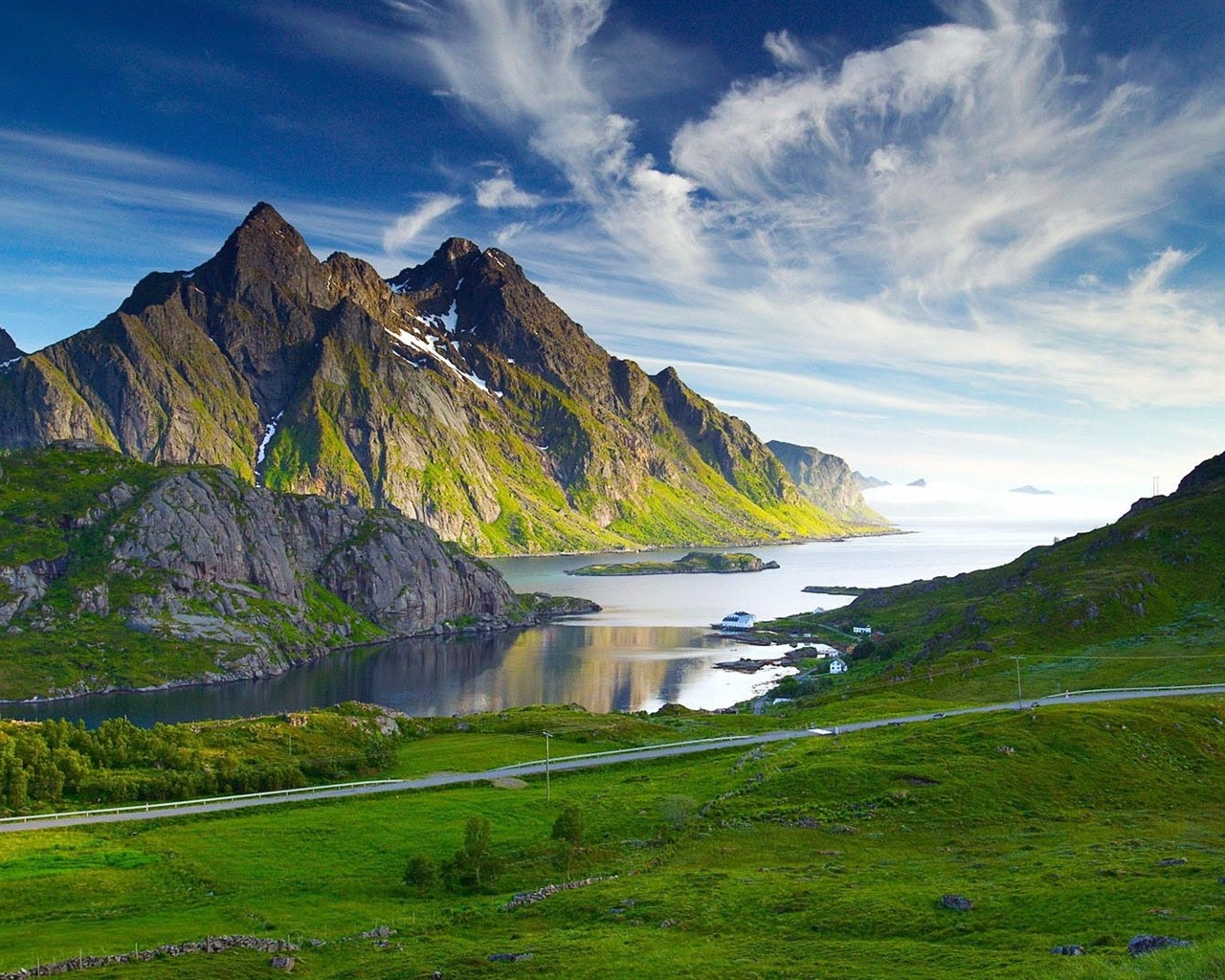 Nordic krásné přírodní scenérie HD tapety na plochu #1 - 1280x1024