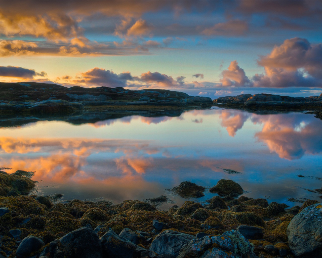 Nordic krásné přírodní scenérie HD tapety na plochu #2 - 1280x1024