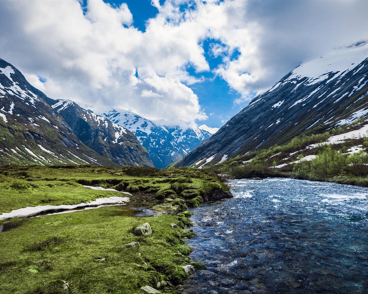Wallpapers hermosas nórdicos HD paisajes naturales #6 - 1280x1024