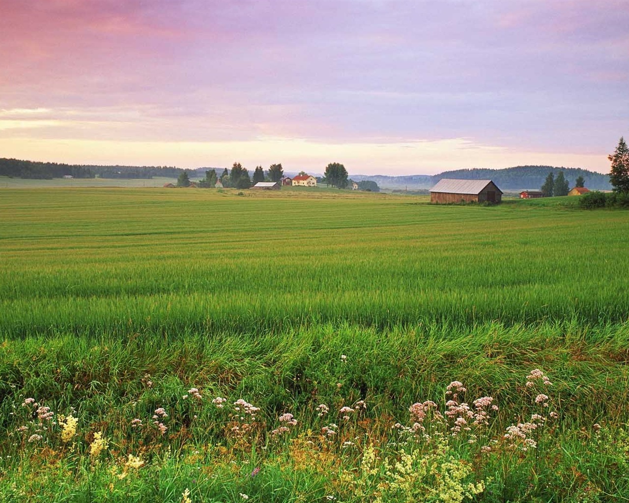 Wallpapers hermosas nórdicos HD paisajes naturales #10 - 1280x1024