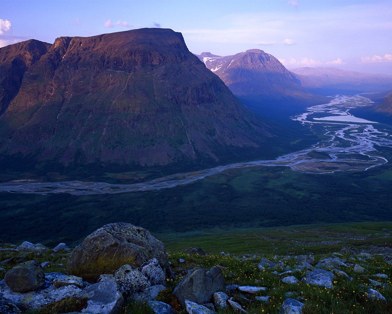 Wallpapers hermosas nórdicos HD paisajes naturales #11 - 1280x1024