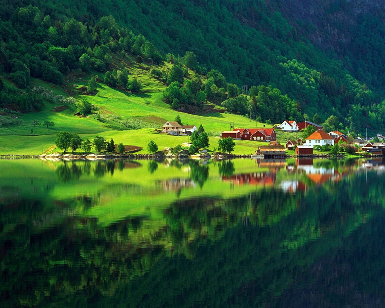Wallpapers hermosas nórdicos HD paisajes naturales #13 - 1280x1024