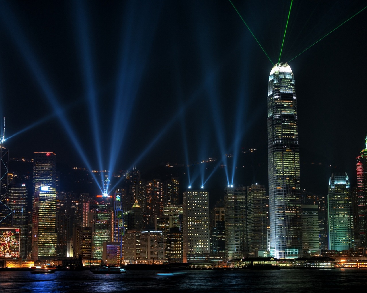 Hong Kong je Městská krajina krásné HD tapety na plochu #14 - 1280x1024