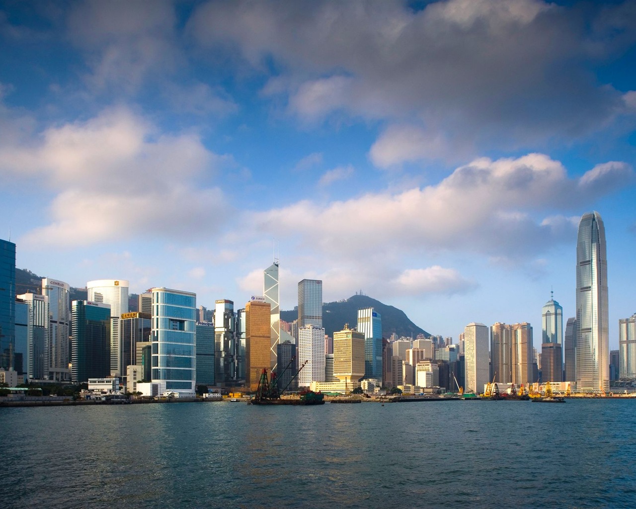 홍콩의 도시 풍경 아름다운 HD 배경 화면 #15 - 1280x1024