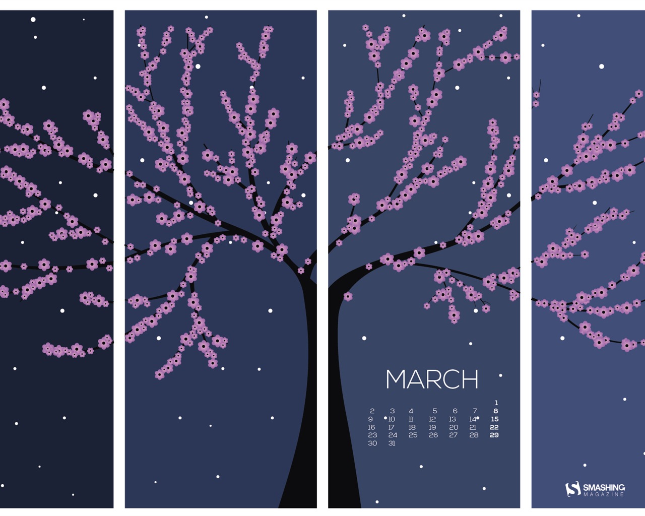 March 2015 Calendar wallpaper (2) #15 - 1280x1024