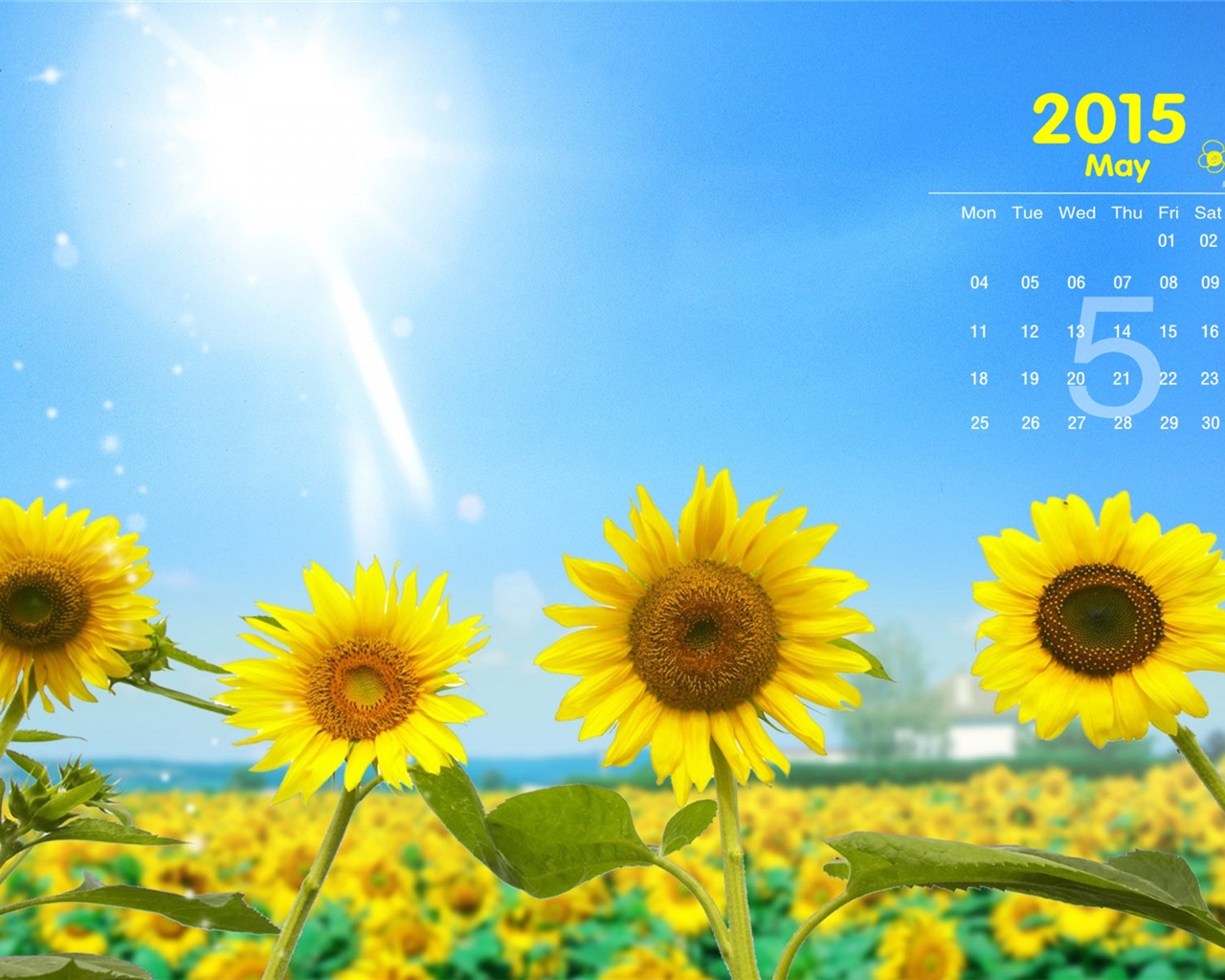 Май 2015 календарный обои (1) #17 - 1280x1024