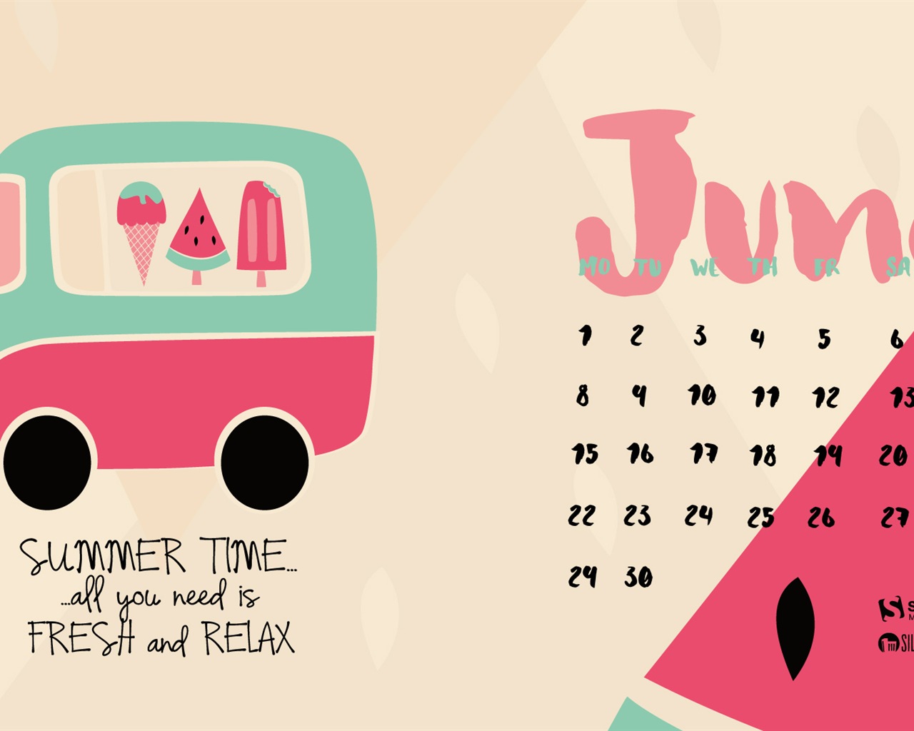 June 2015 calendar wallpaper (2) #18 - 1280x1024