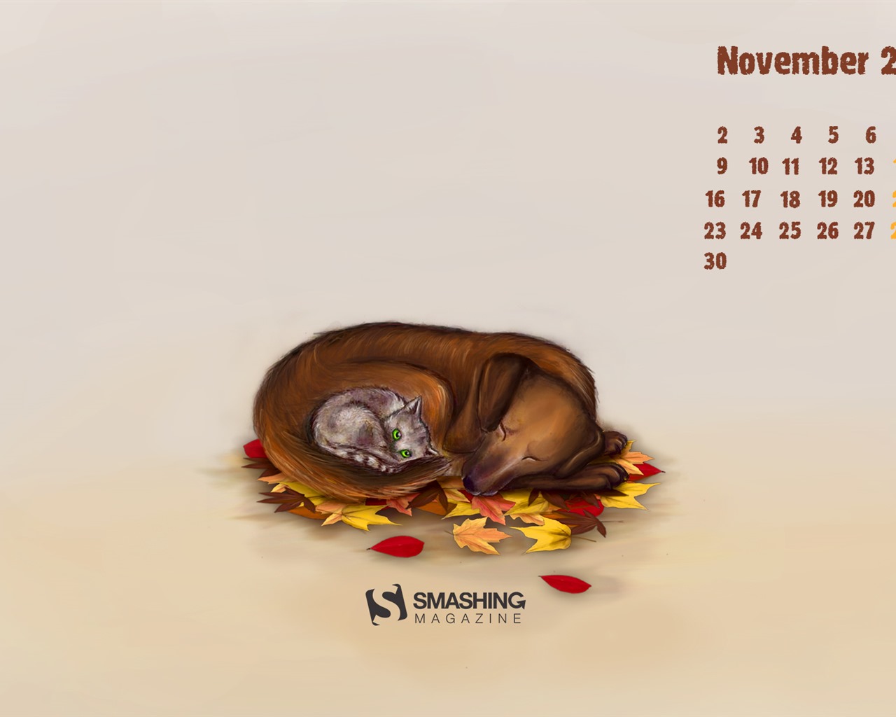 November 2015 Calendar wallpaper (2) #11 - 1280x1024