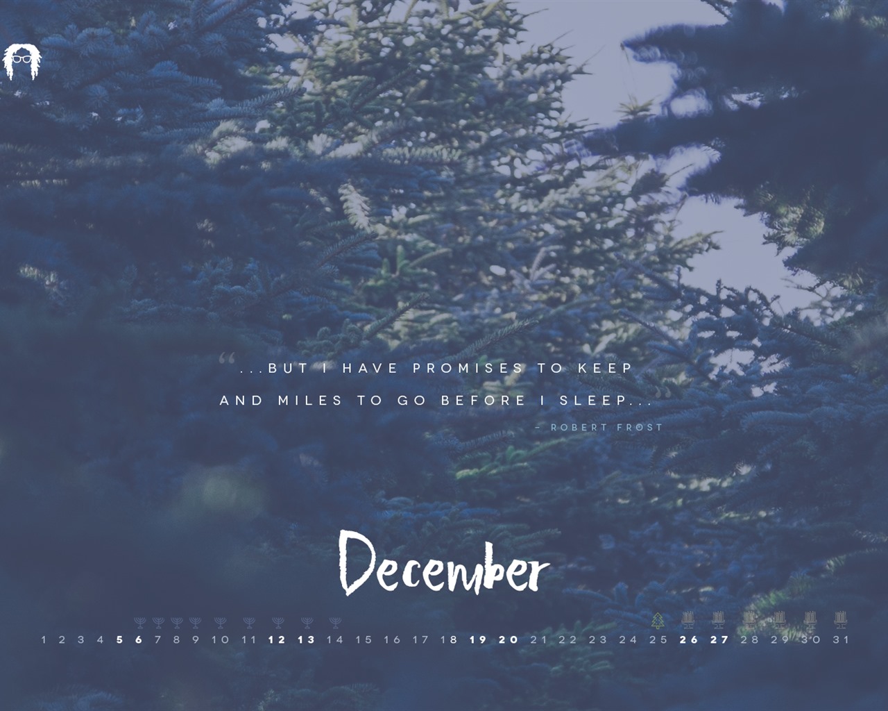 December 2015 Calendar wallpaper (2) #12 - 1280x1024