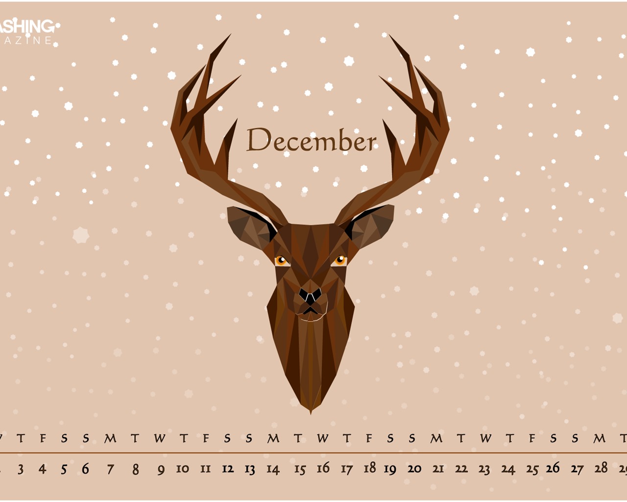 Декабрь 2015 Календарь обои (2) #13 - 1280x1024