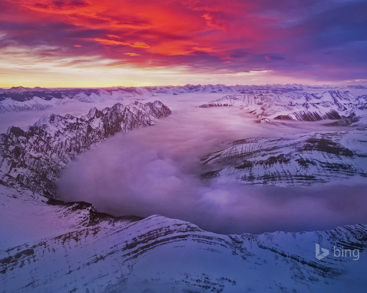 De enero de 2016 fondos de pantalla HD tema de Bing #10 - 1280x1024