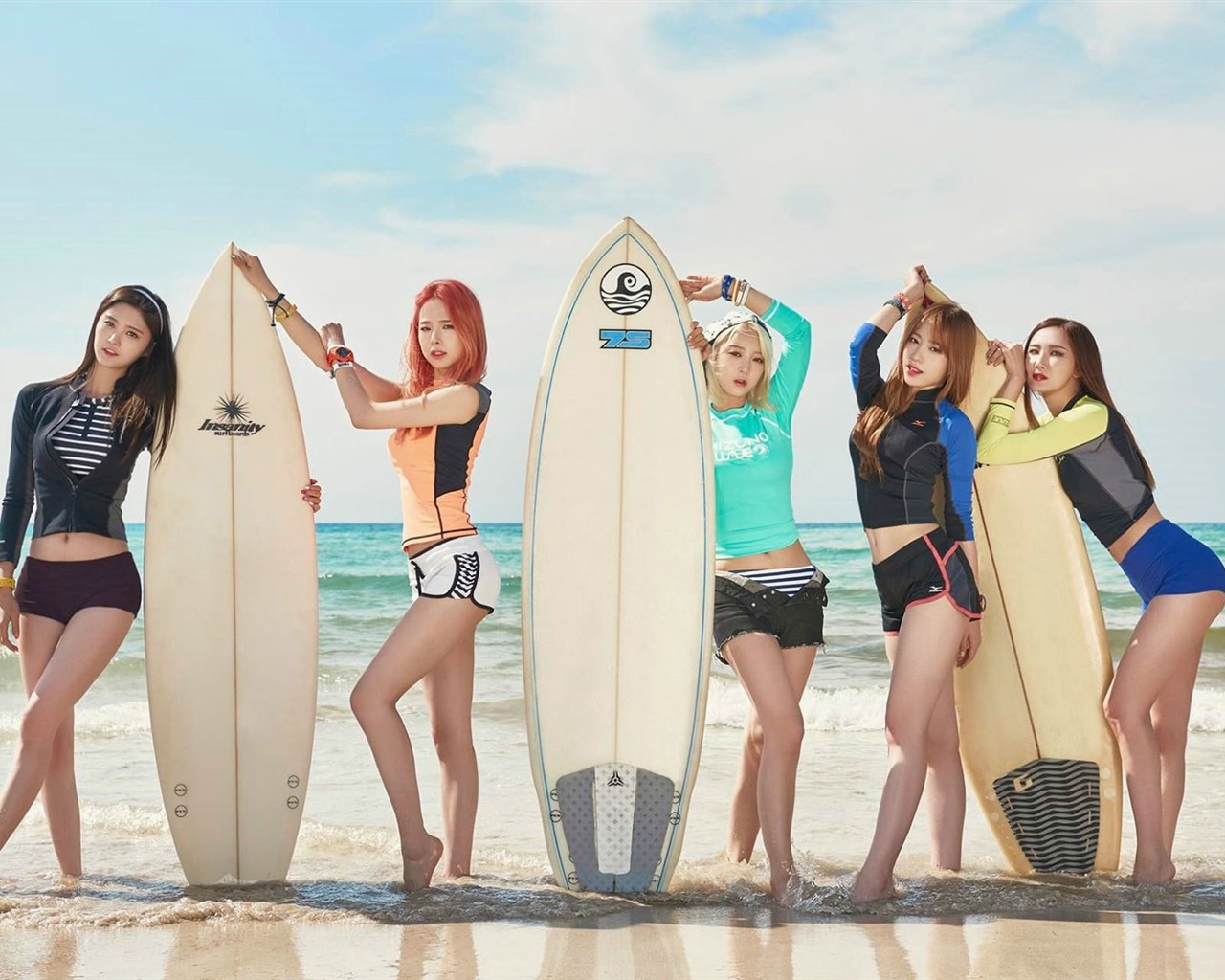 EXID Korean music girls group HD wallpapers #10 - 1280x1024