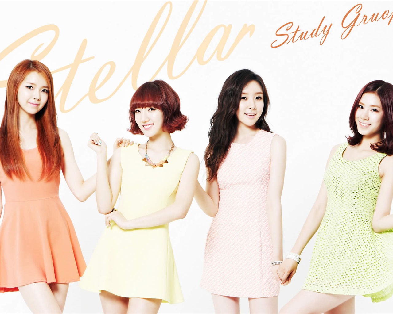 Stellar 스텔라 한국 음악 소녀 그룹 HD 월페이퍼 #2 - 1280x1024