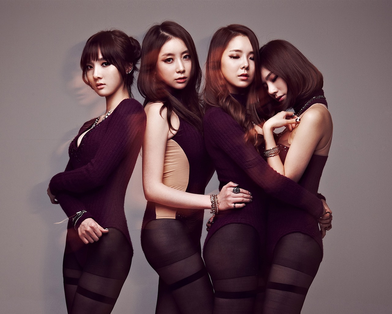 HD обои Звездная корейская музыка девушки группа #14 - 1280x1024