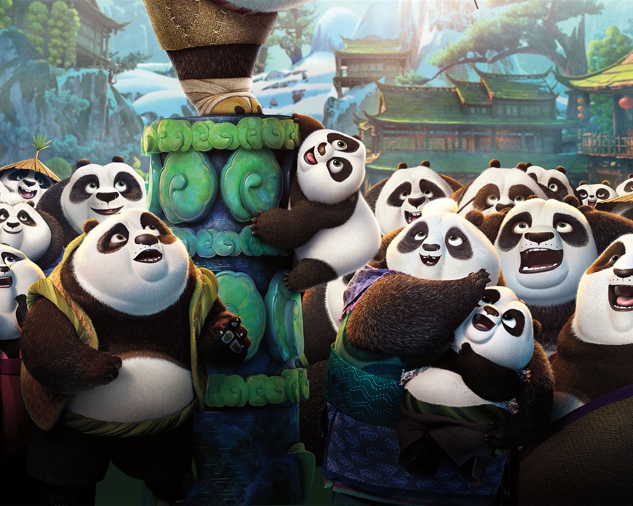 Kung Fu Panda 3, HD movie wallpapers #7 - 1280x1024