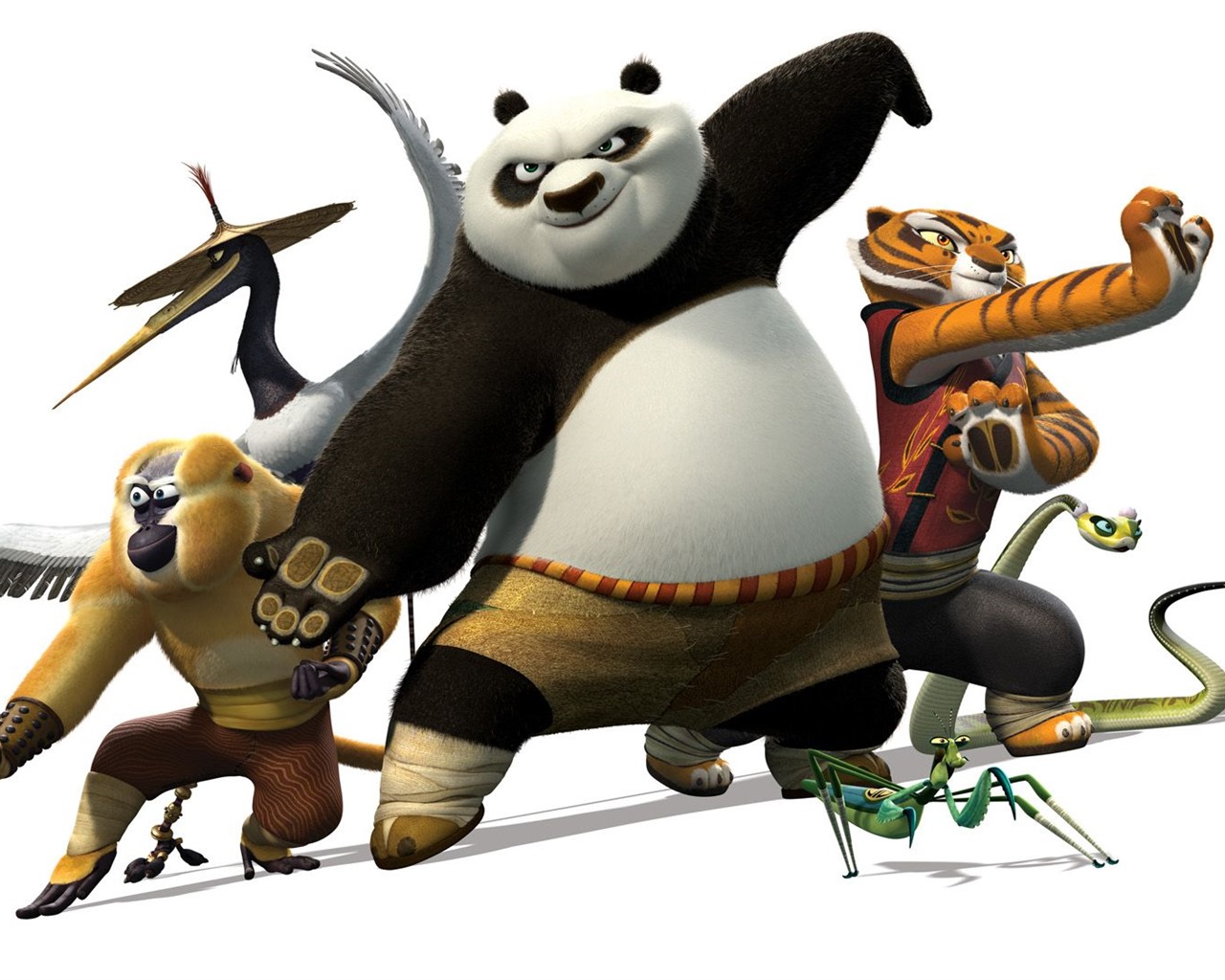 Kung Fu Panda 3, HD film tapety na plochu #8 - 1280x1024
