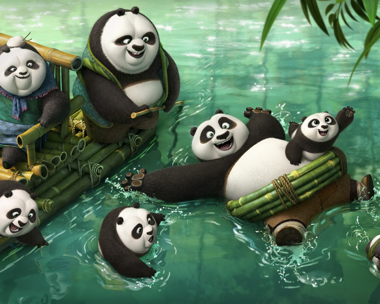 Kung Fu Panda 3, fondos de pantalla de alta definición de películas #9 - 1280x1024